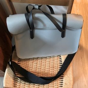 The Cambridge satchel blue music bag